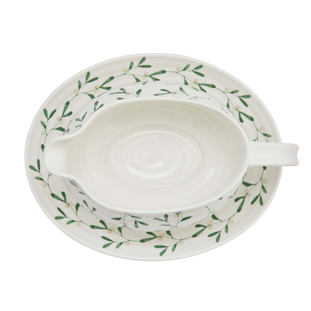 Sophie Conran Mistletoe Sauce Boat & Stand image number null